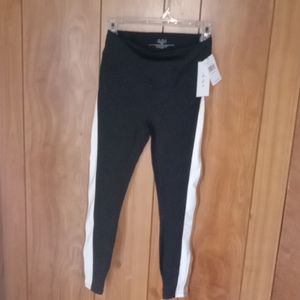 ALALA  Official - Bolt Tight  Athletic leggings Black+Gold+Bone, extra sm